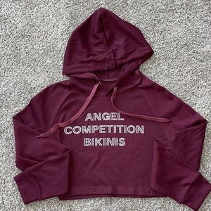 Cropped Lightweight Logo Hoodie Small